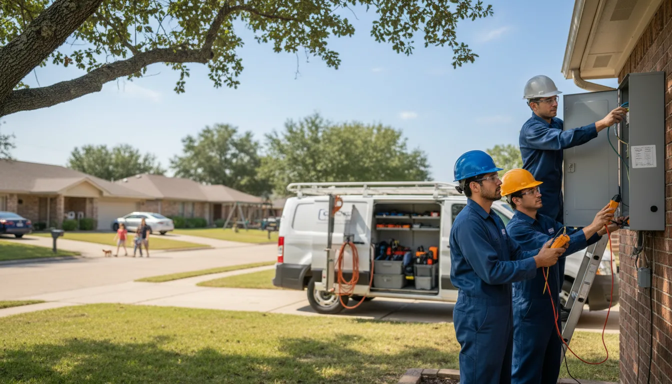 Certified electrician providing emergency electrical services in Barton, OH
